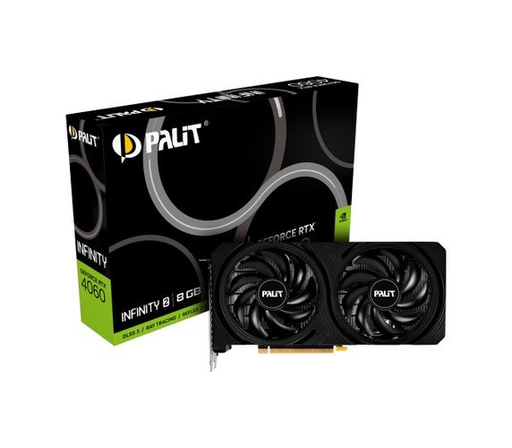 Κάρτα Γραφικών Palit Infinity 2 Geforce RTX 4060 8 GB GDDR6