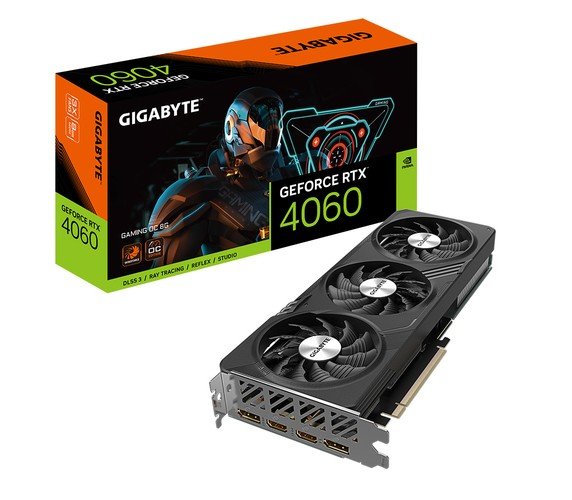 Κάρτα Γραφικών Gigabyte GeForce RTX 4060 GAMING Geforce RTX 4060 GDDR6 8 GB
