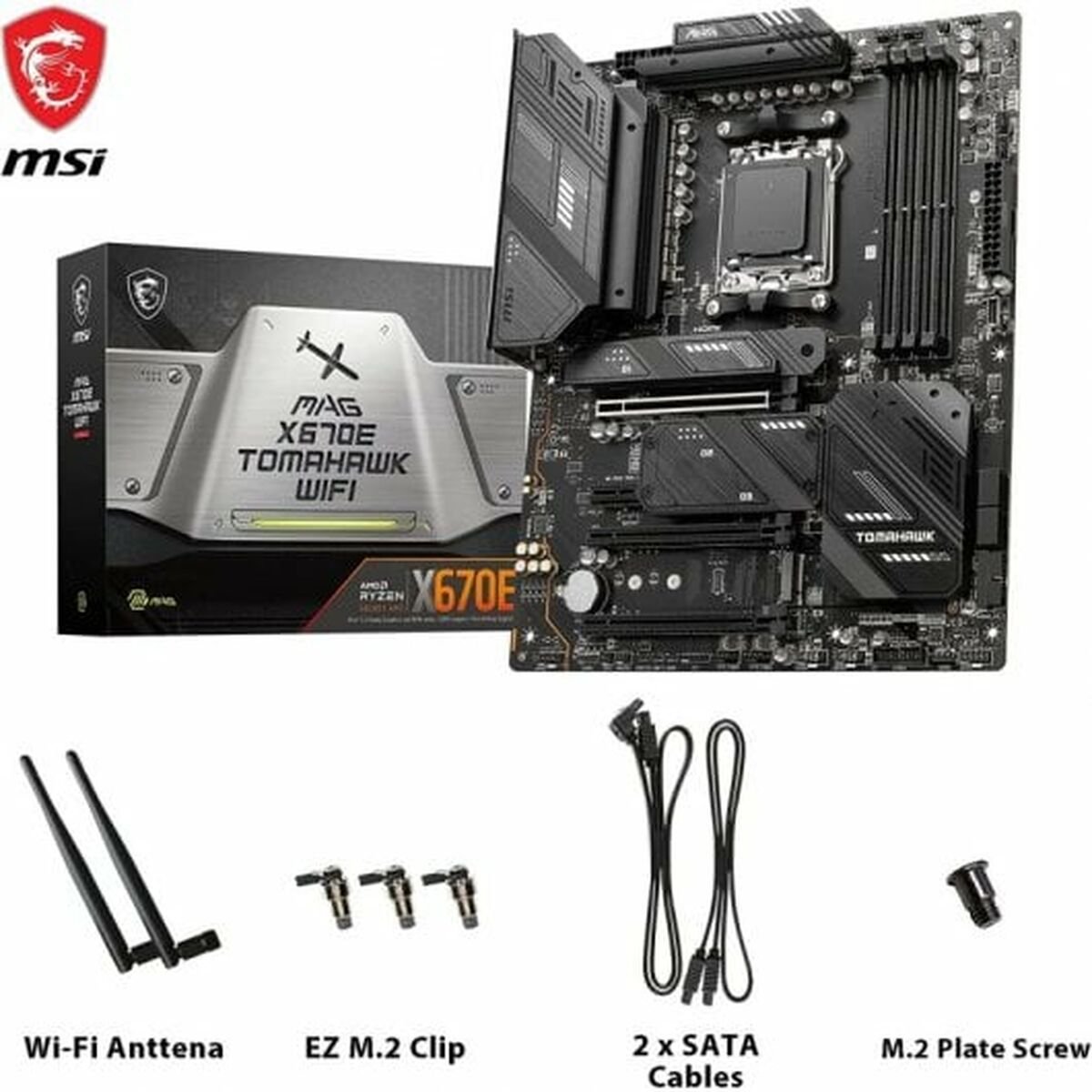 Μητρική Κάρτα MSI MAG X670E TOMAHAWK WIFI AMD X670 AMD AM5 - Image 8