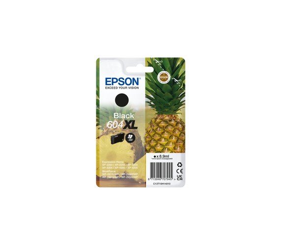 Αυθεντικό Φυσίγγιο μελάνης Epson 604XL Μαύρο