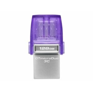 Kingston DataTraveler MicroDuo 3C 128GB USB 3.2 USB-A & USB-C purple/silver
