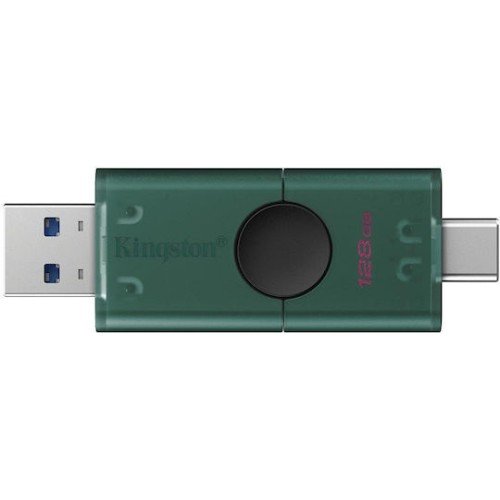 Kingston Datatraveler 128GB USB 3.2 Stick με σύνδεση USB-A & USB-C Πράσινο - Image 2