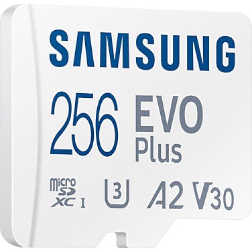 Samsung Evo Plus microSDXC 256GB Class 10 U3 V30 A2 UHS-I με αντάπτορα - Image 5