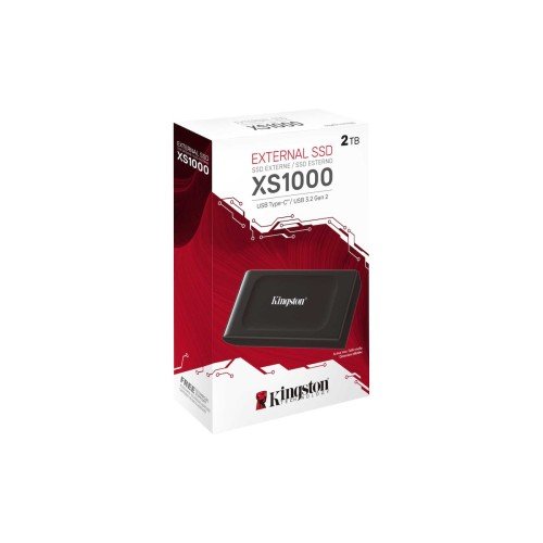 Kingston XS1000 USB-C Εξωτερικός SSD 2TB Μαύρο - Image 2