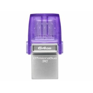 Kingston DataTraveler MicroDuo 3C 64GB USB 3.2 USB-A & USB-C purple/silver